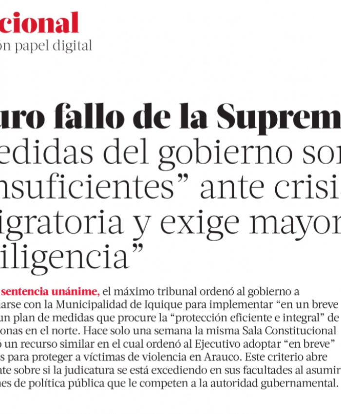 Corte Suprema fallo migración 2 - La Tercera - 5.11.21
