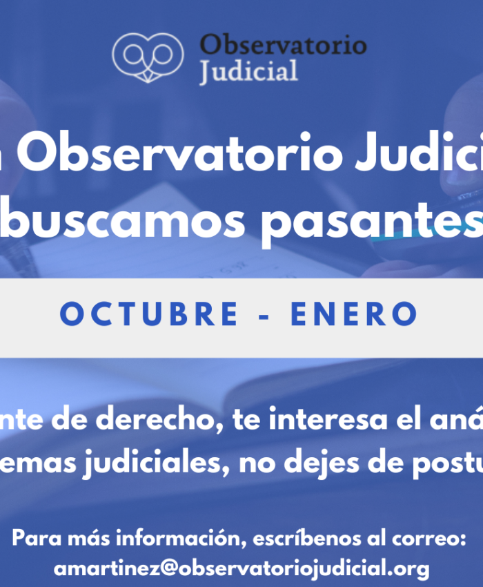 En Observatorio Judicial (Post de LinkedIn) (Post de Twitter)