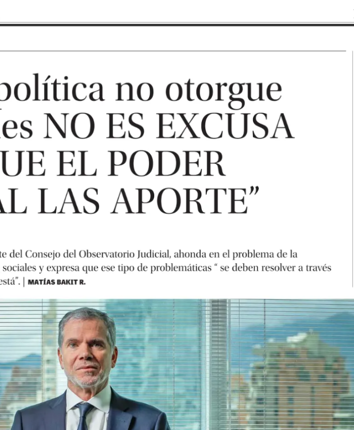 Entrevista Felipe Bulnes El Mercurio 16.07.23