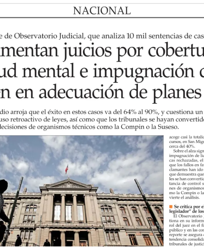 Judicialización de la salud - 19.09.25