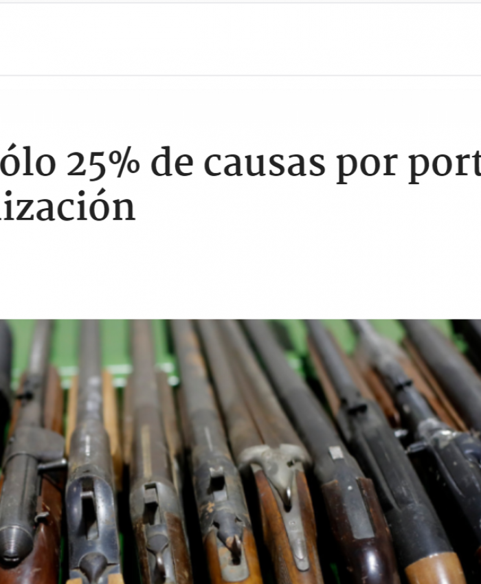 Macrozona sur porte ilegal de armas - BioBio - 12.11.21