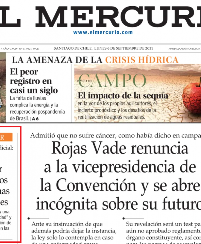 Portada El Mercurio
